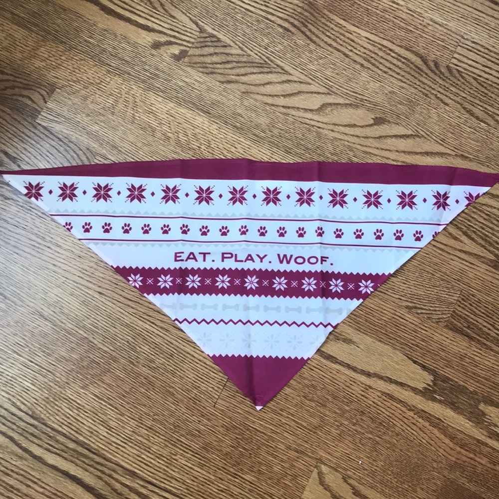 Eat Play Woof Dog Bandana